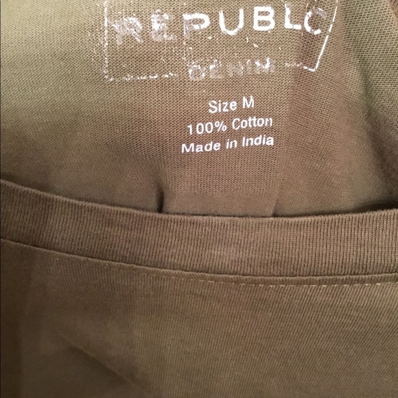 Republic Denim Peplum Shirt - Picture 3 of 3